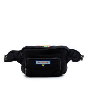 Pre-Loved Gucci Nylon 80s Patch Convertible Belt Bag